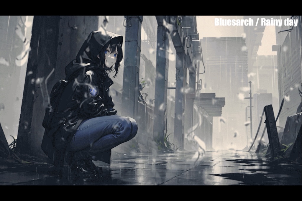 【ココフォリア(TRPG)&動画配信用】雨系演出素材【MP4&動くAPNG素材】