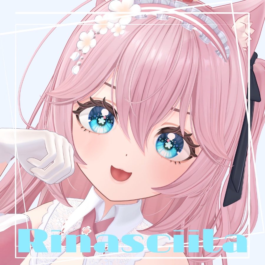 【5アバター対応】ぷるぷるブルームアイテクスチャ - Flower Eye Texture -