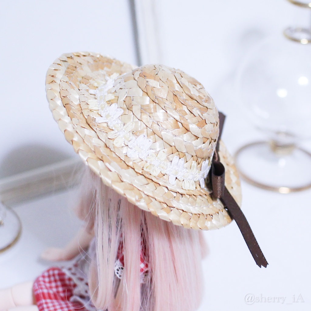 太陽ときらめく少女の麦わら帽子【1/6サイズ】