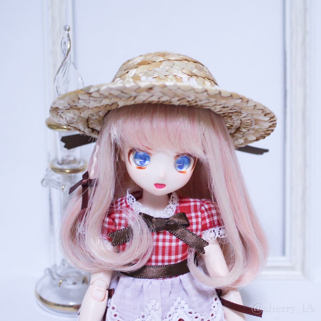 太陽ときらめく少女の麦わら帽子【1/6サイズ】