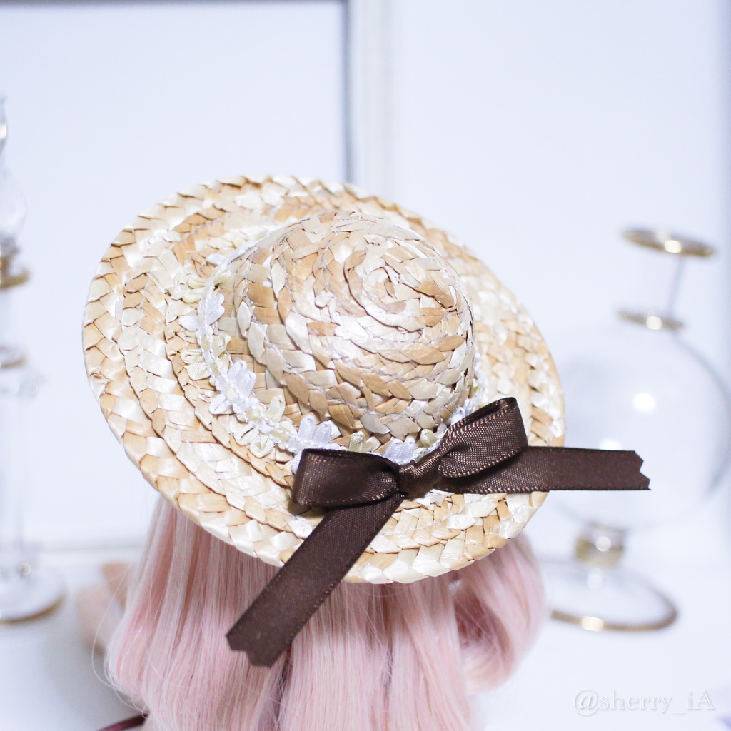 太陽ときらめく少女の麦わら帽子【1/6サイズ】