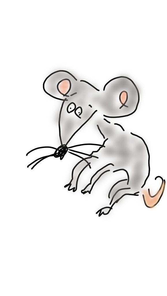 缶バッジ(ねずみ)