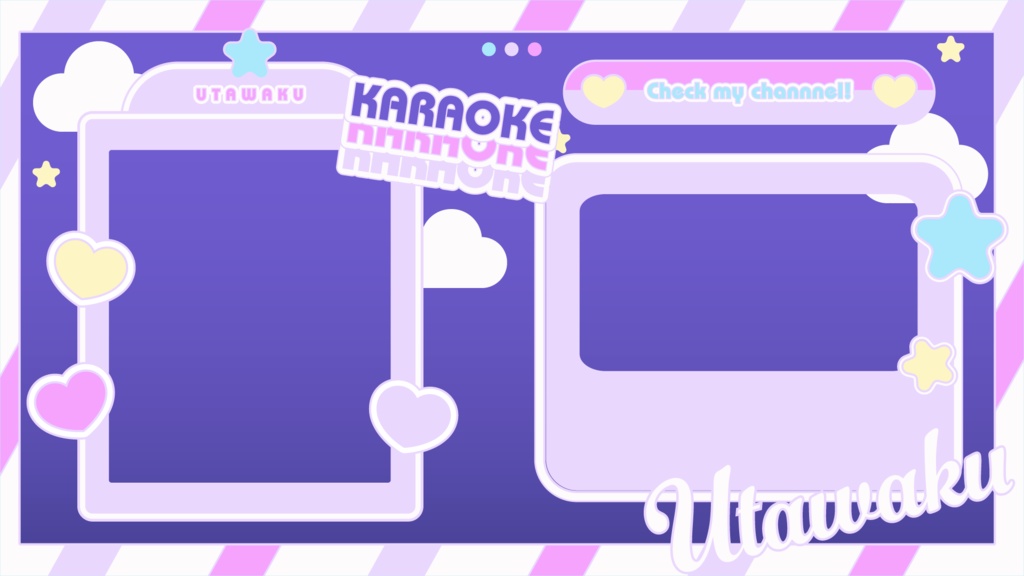 【フリー素材】歌枠用サムネイル【5種類】