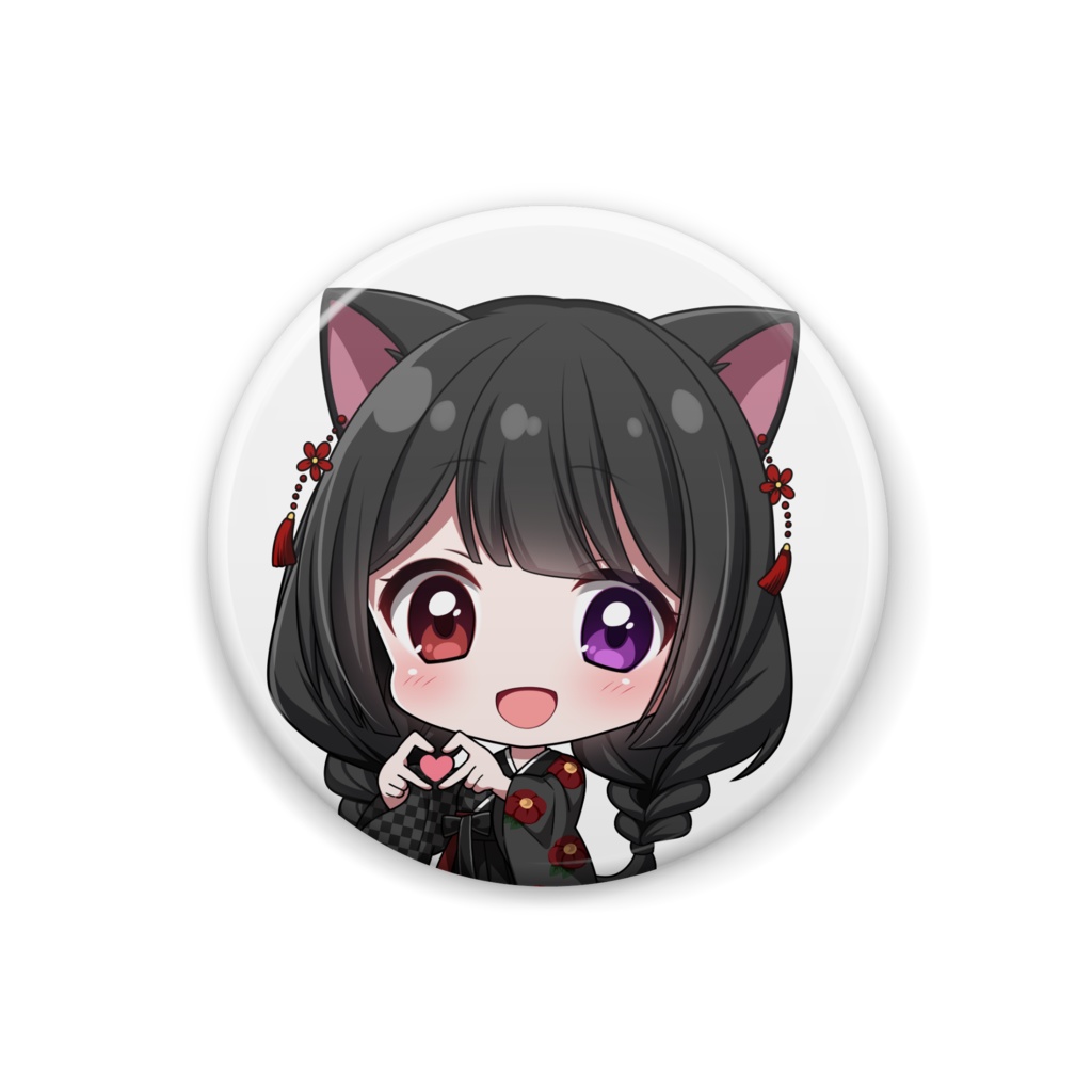 【受注販売】黒乃古都缶バッジ