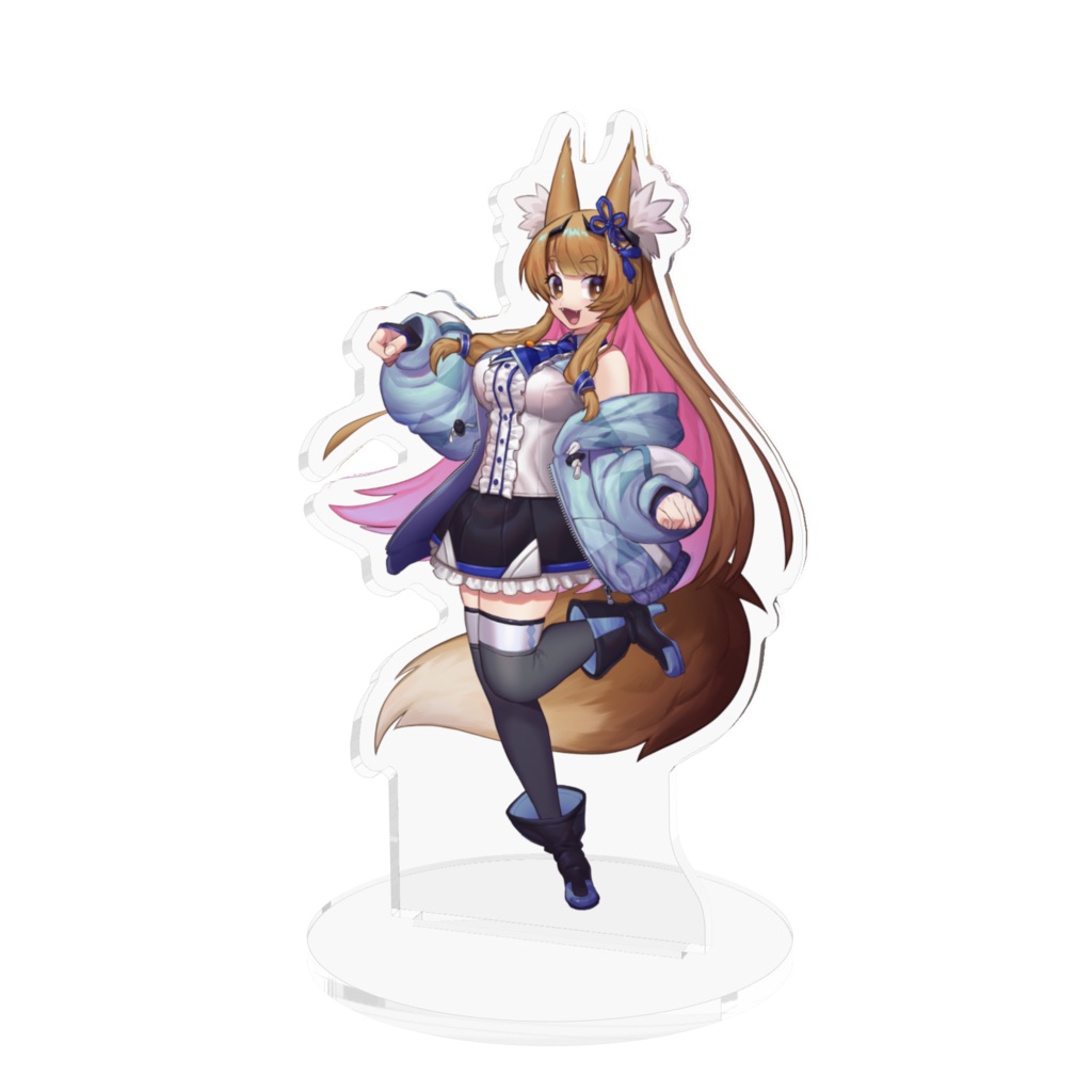 【メインビジュアル】アクリルフィギュア【白桃みかん】