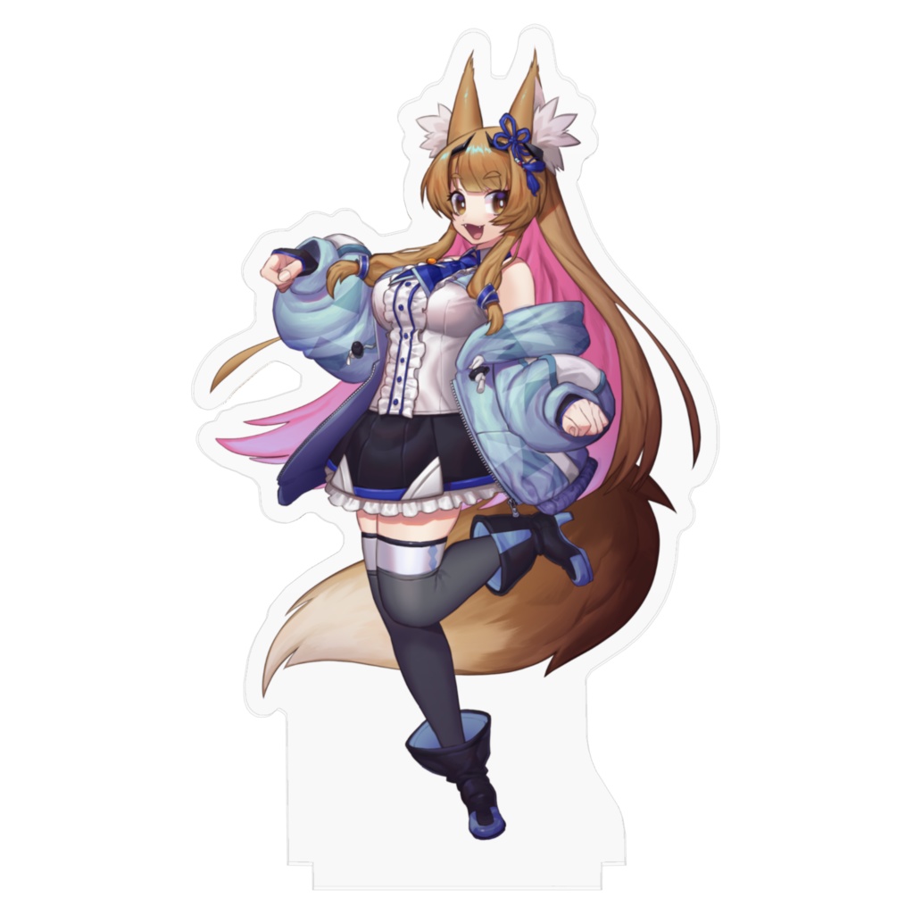 【メインビジュアル】アクリルフィギュア【白桃みかん】