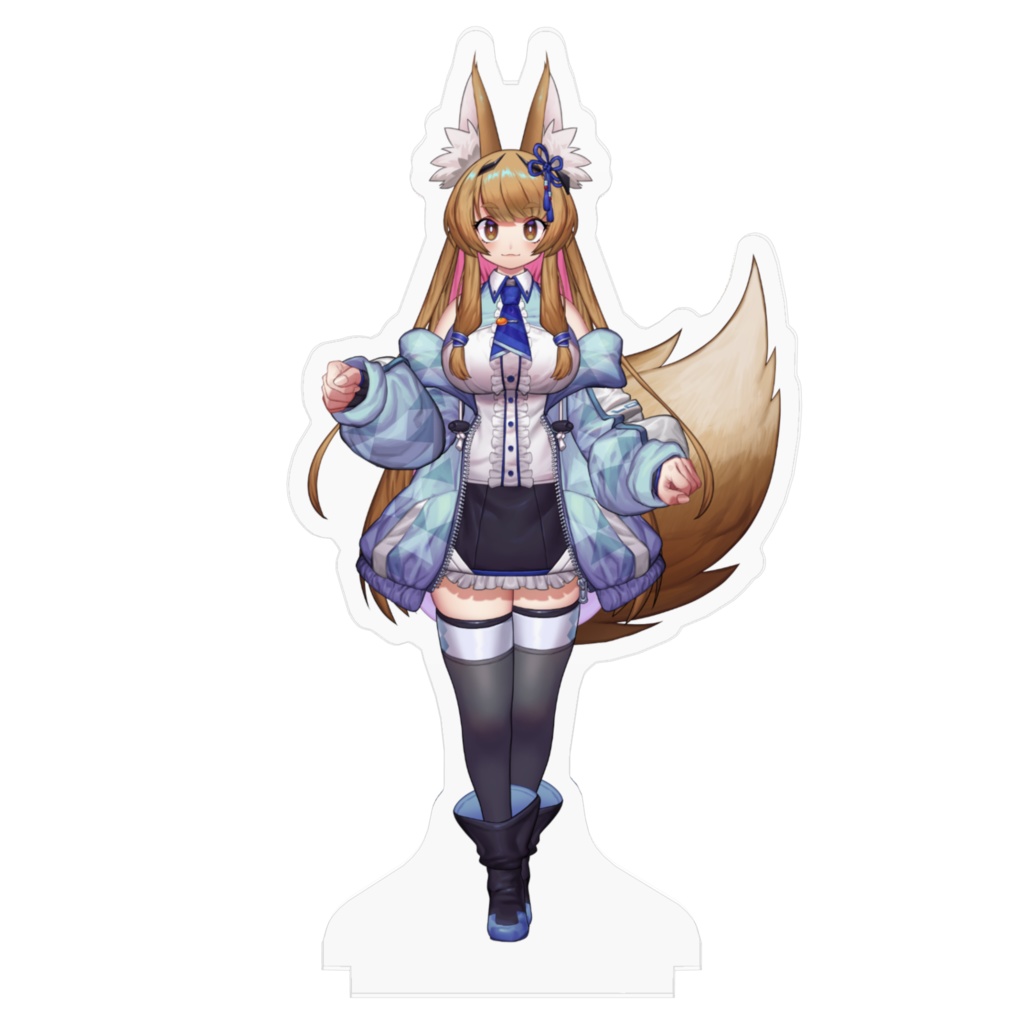 【立ち絵】アクリルフィギュア【白桃みかん】