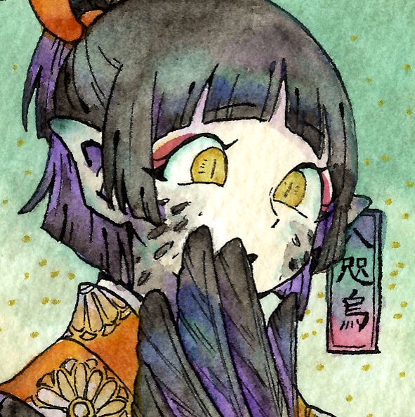 木製フレーム入りミニ原画