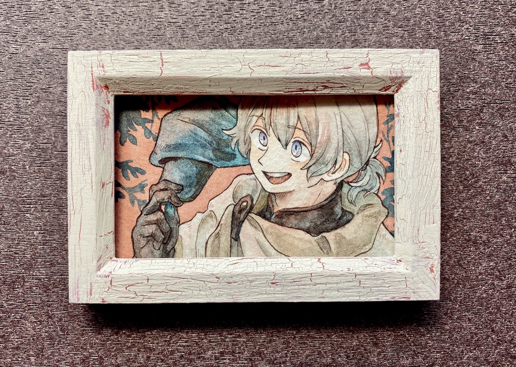 木製フレーム入りミニ原画