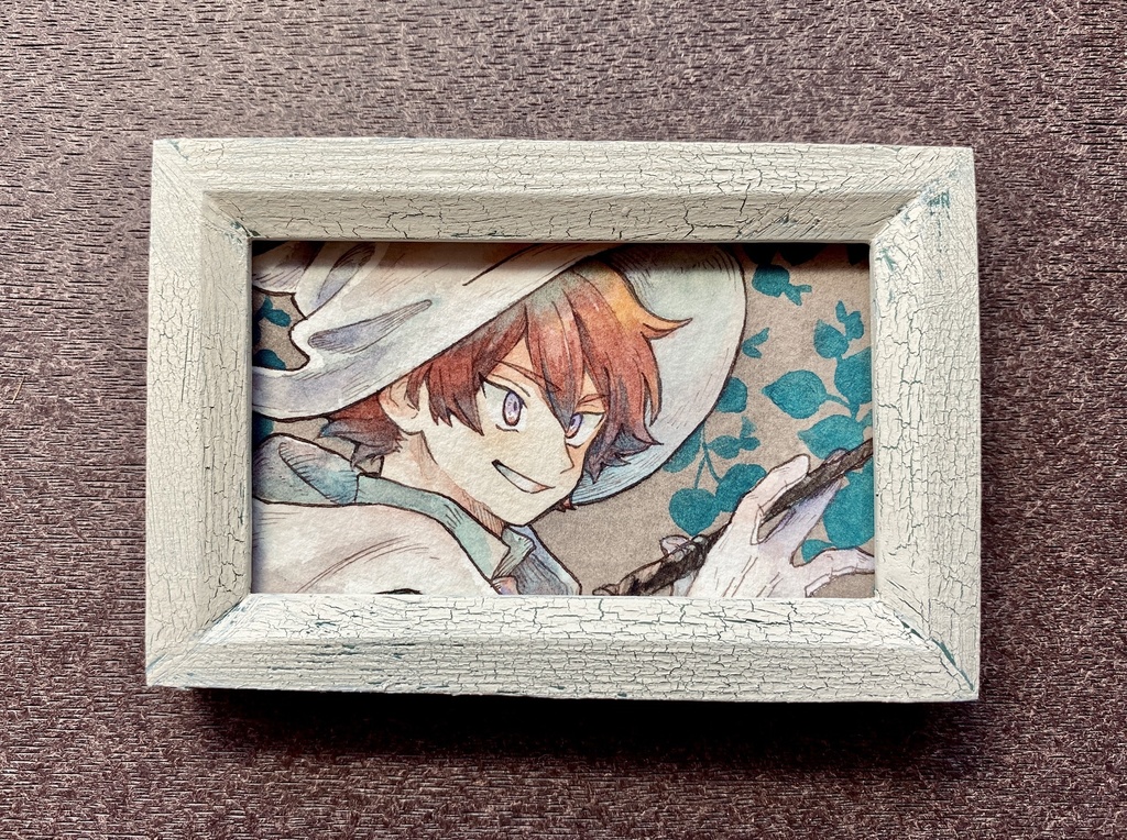 木製フレーム入りミニ原画
