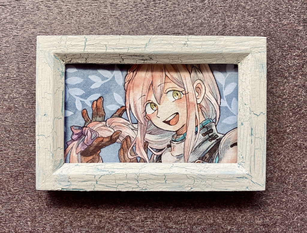 木製フレーム入りミニ原画