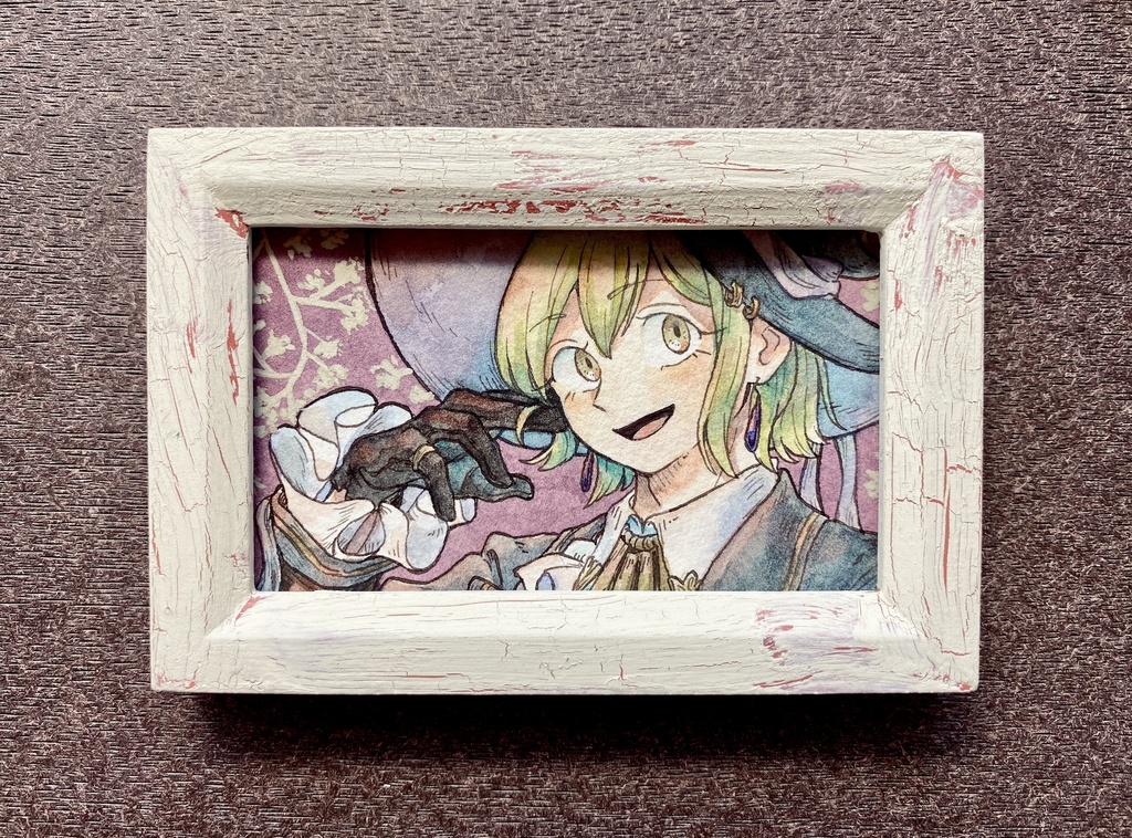 木製フレーム入りミニ原画
