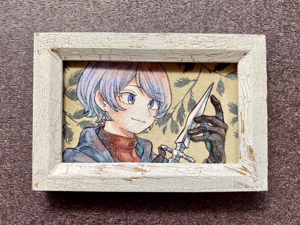 木製フレーム入りミニ原画