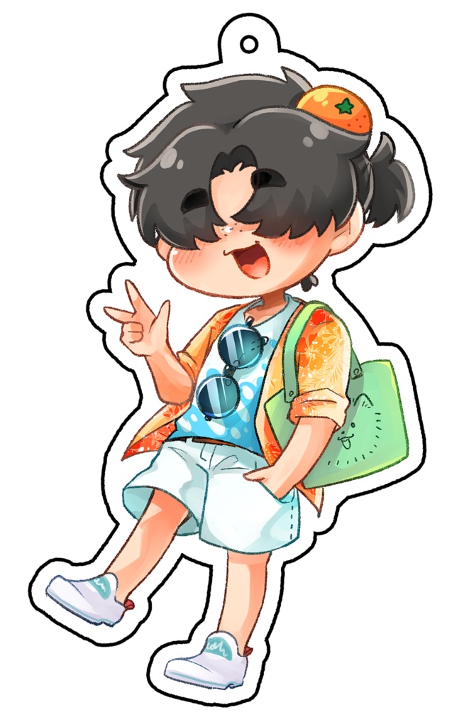 【夏のお出かけグッズ】アクリルキーホルダー