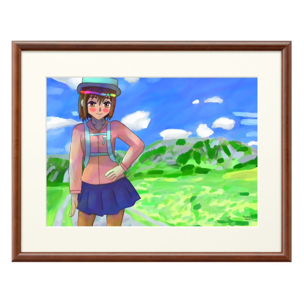 山は美しく爽快 複製画 らうんしゅうんweb Shop Booth