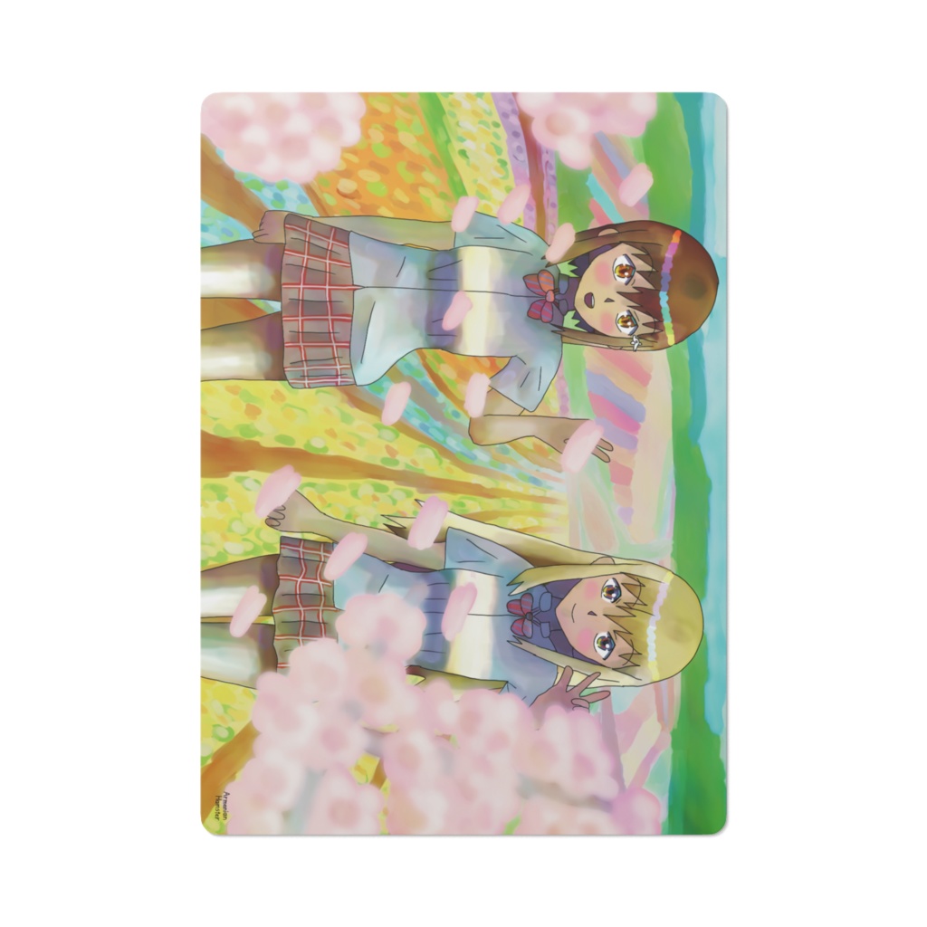 仲良しの二人のお出かけ・B5下敷き