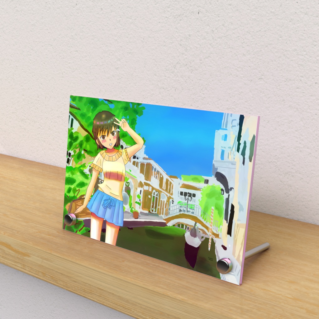 世界には美しい街がたくさんある１・アクリルフォトパネル