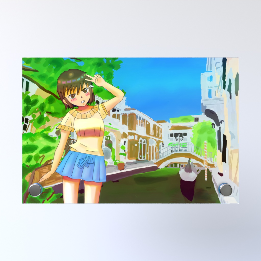 世界には美しい街がたくさんある1・アクリルフォトパネル