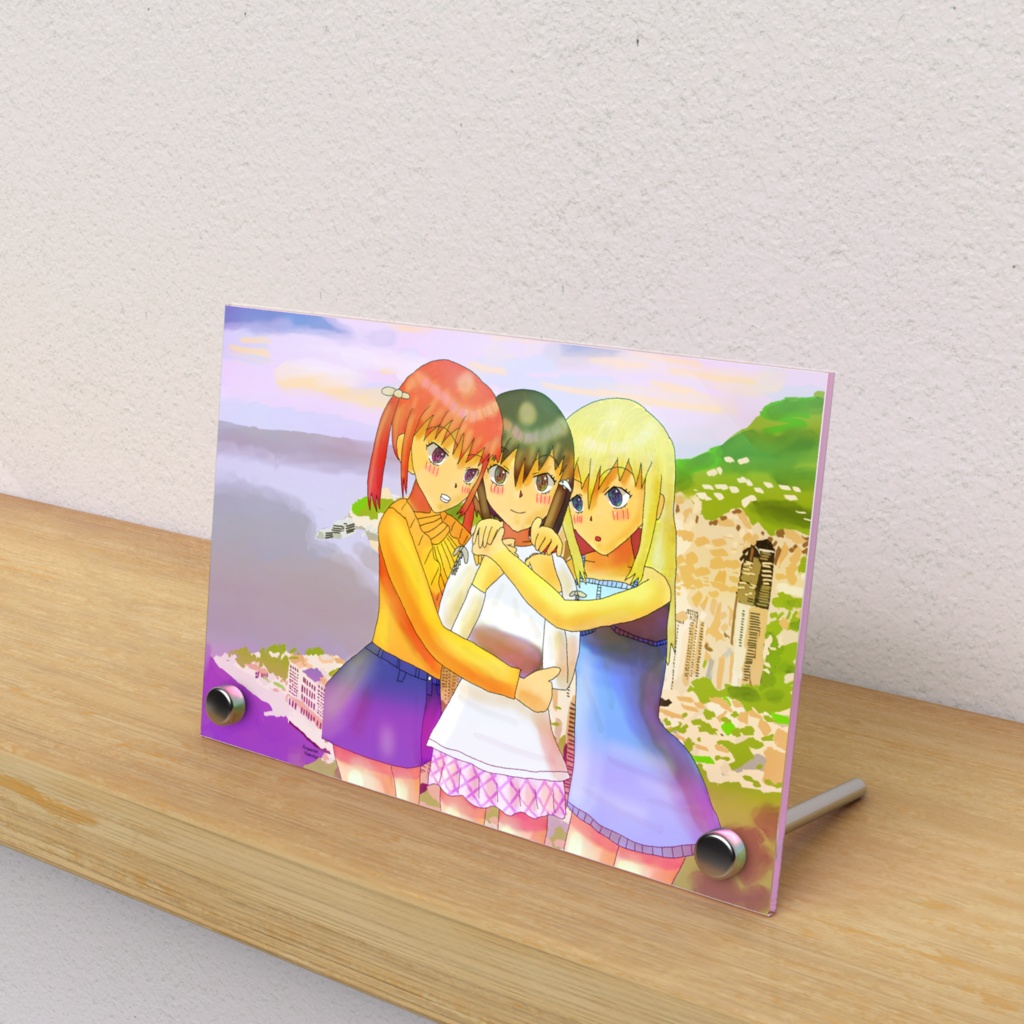 富や名誉より友や家族との絆が大切だ・アクリルフォトパネル