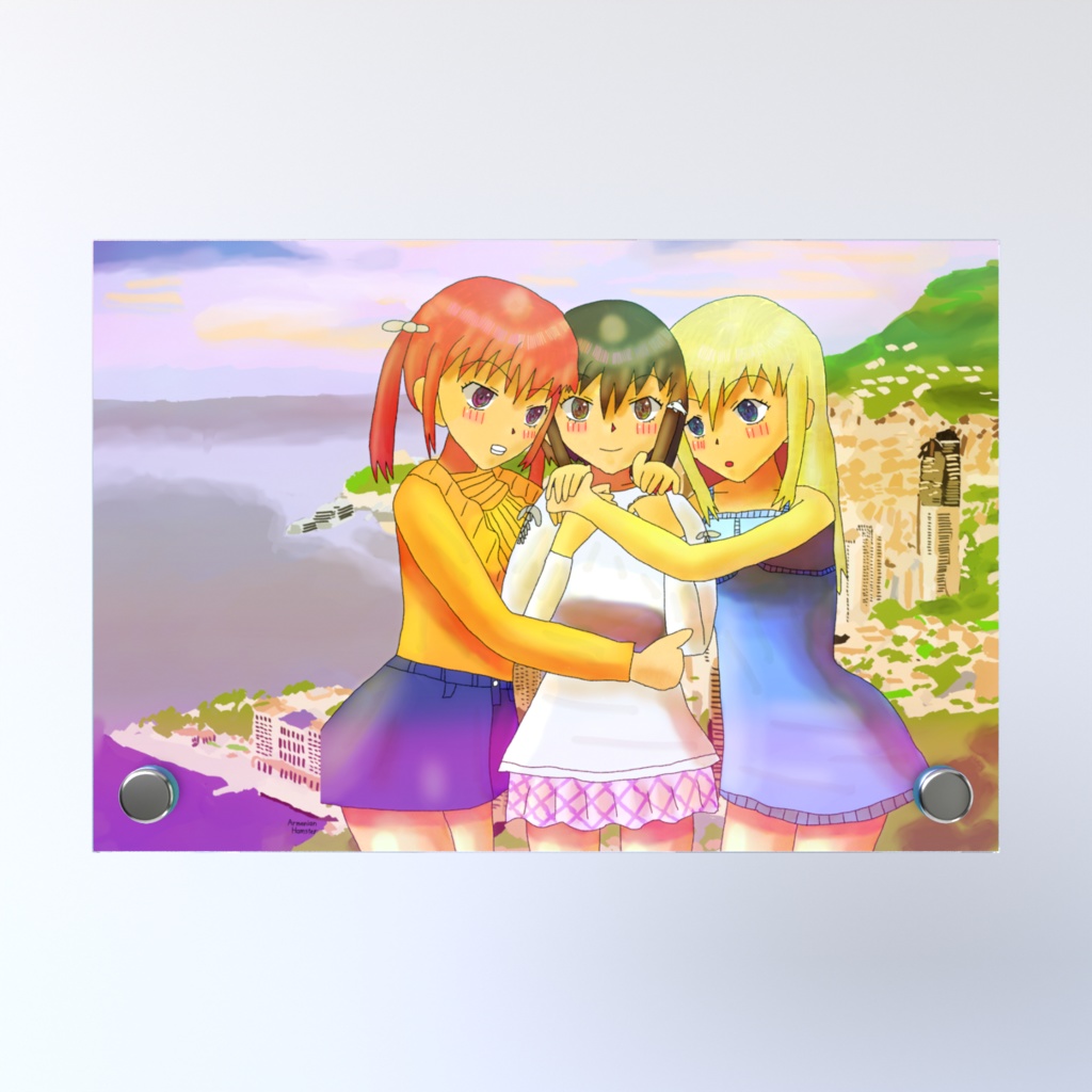 富や名誉より友や家族との絆が大切だ・アクリルフォトパネル