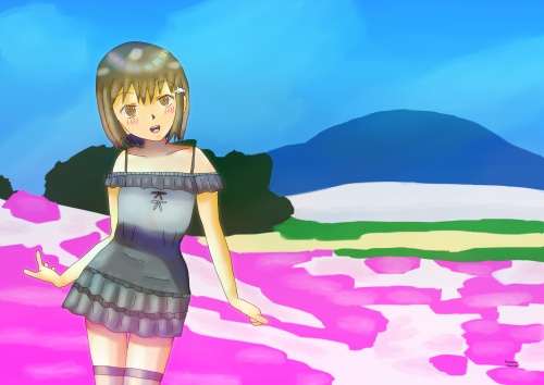 紫色のじゅうたん１・JPG高解像度ファイル