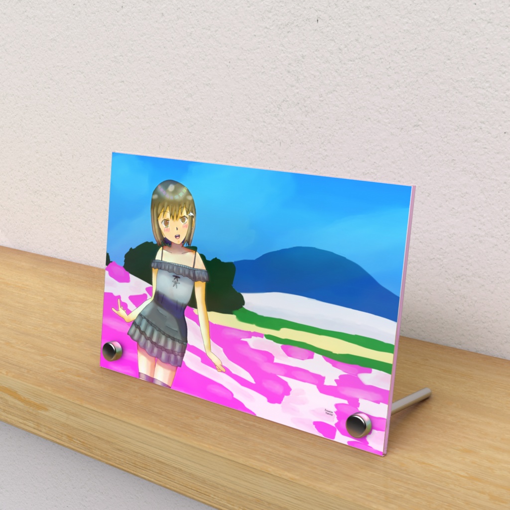 紫色のじゅうたん１・アクリルフォトパネル