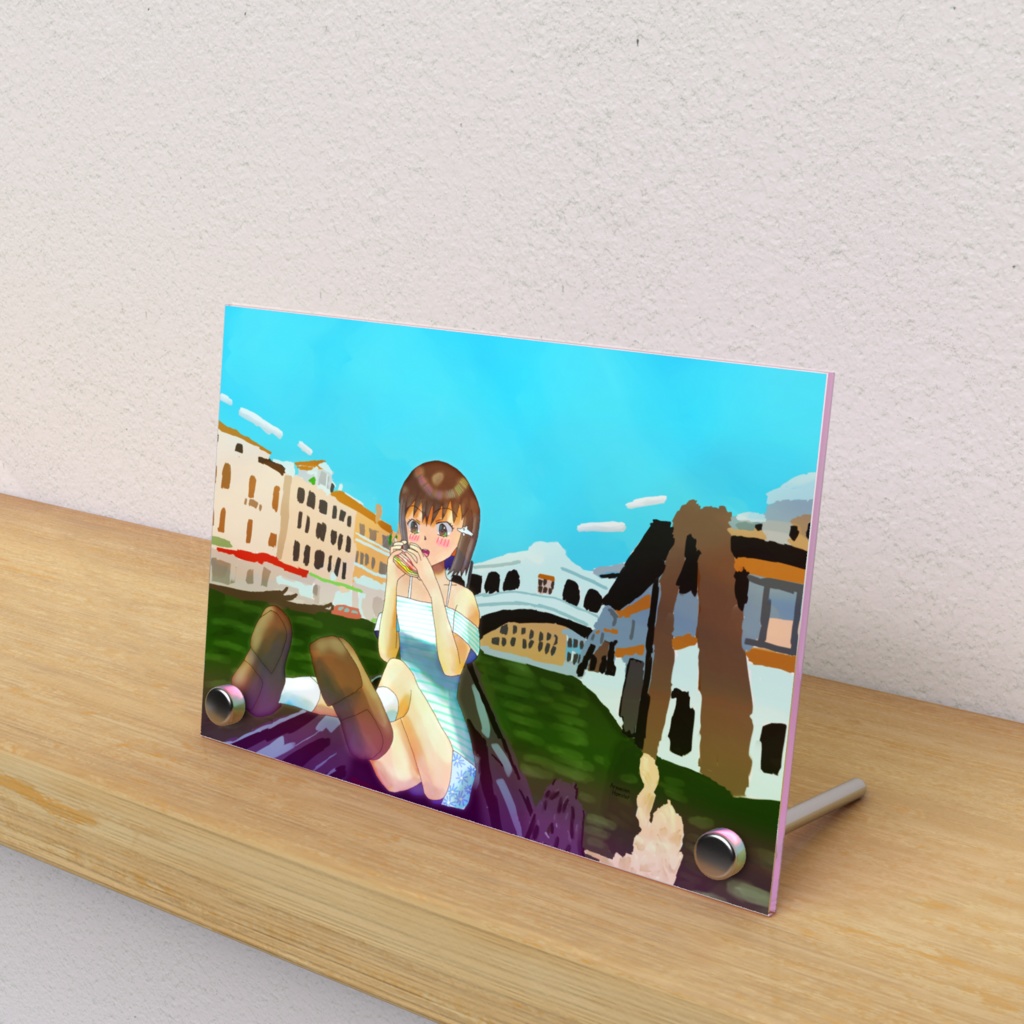 水の都を満喫する１・アクリルフォトパネル