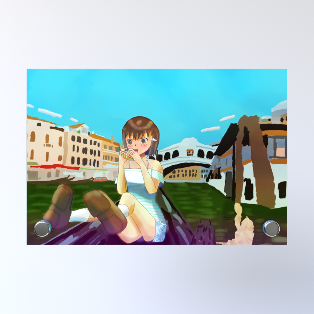 水の都を満喫する1・アクリルフォトパネル