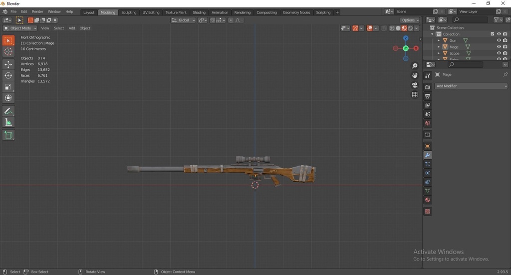 Warfare Magnum British Stylized Sniper Gun