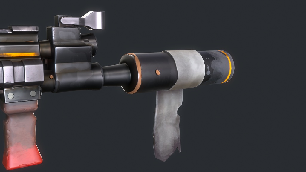 FN SCARL stylized Gun