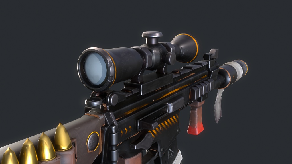 Stylized PBR 4 Weapons Pack Collection__ 様式化されたPBR 4武器パックコレクション