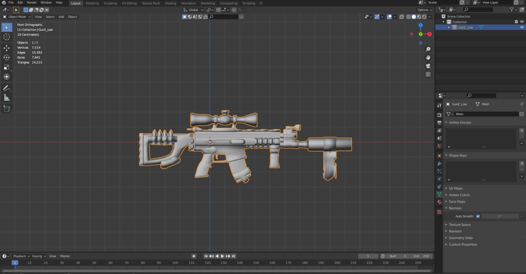 Stylized PBR 4 Weapons Pack Collection__ 様式化されたPBR 4武器パックコレクション