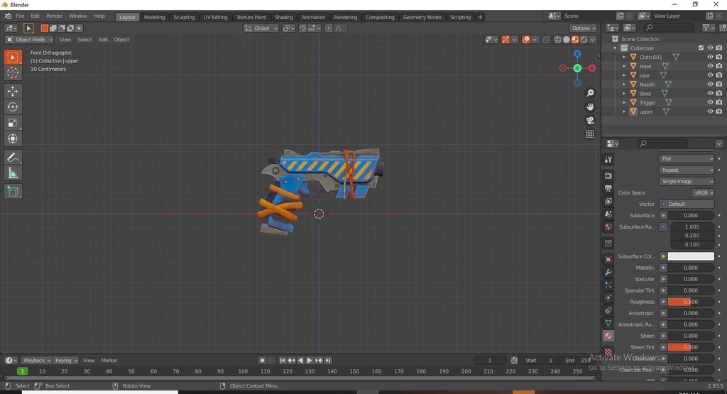 Stylized PBR 4 Weapons Pack Collection__ 様式化されたPBR 4武器パックコレクション