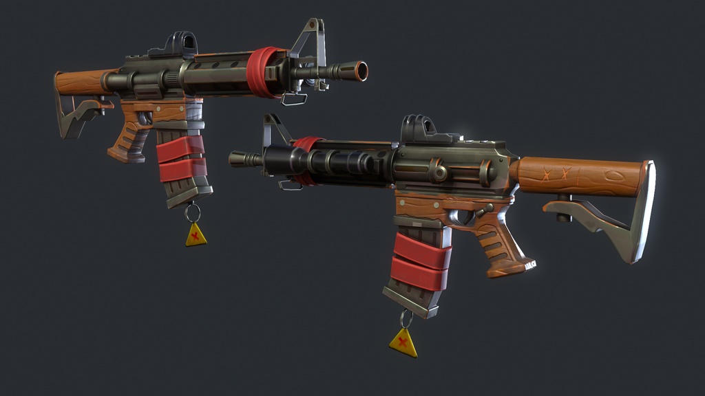 Stylized PBR 4 Weapons Pack Collection__ 様式化されたPBR 4武器パックコレクション