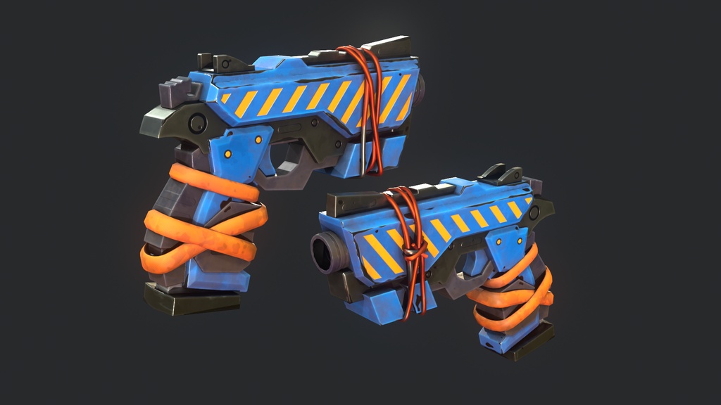 Stylized PBR 4 Weapons Pack Collection__ 様式化されたPBR 4武器パックコレクション