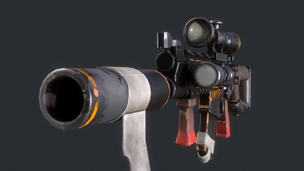 Stylized PBR 4 Weapons Pack Collection__ 様式化されたPBR 4武器パックコレクション
