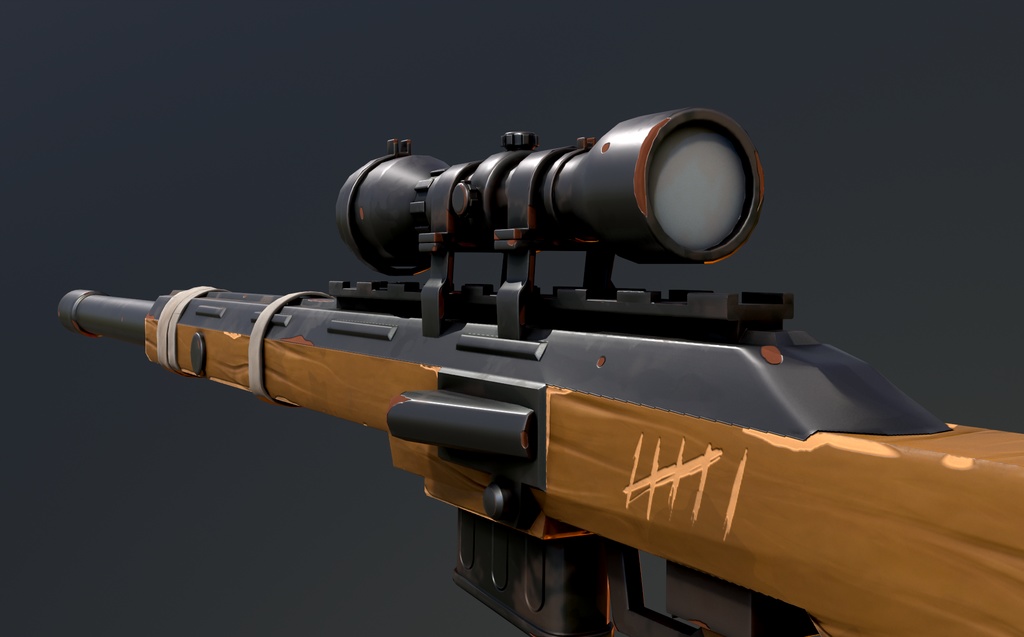 Stylized PBR 4 Weapons Pack Collection__ 様式化されたPBR 4武器パックコレクション