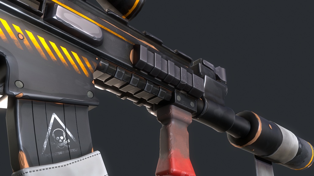 Stylized PBR 4 Weapons Pack Collection__ 様式化されたPBR 4武器パックコレクション