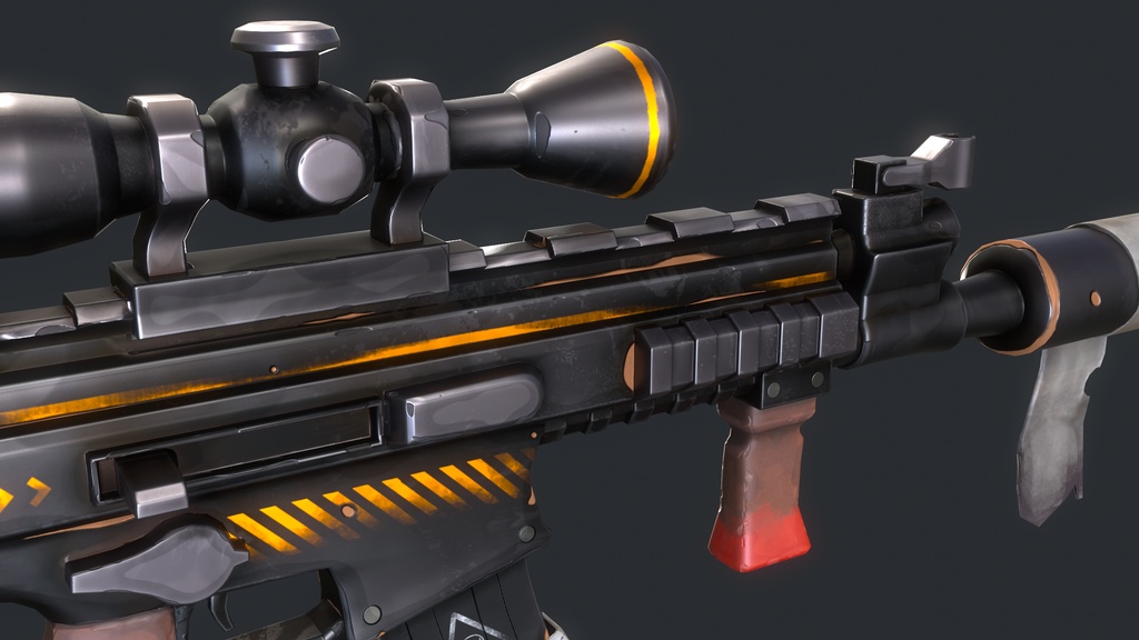Stylized PBR 4 Weapons Pack Collection__ 様式化されたPBR 4武器パックコレクション