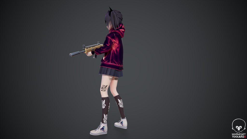 Anime character VR Model
