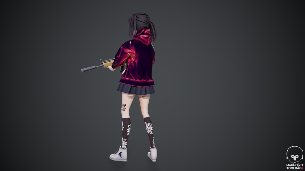 Anime character VR Model
