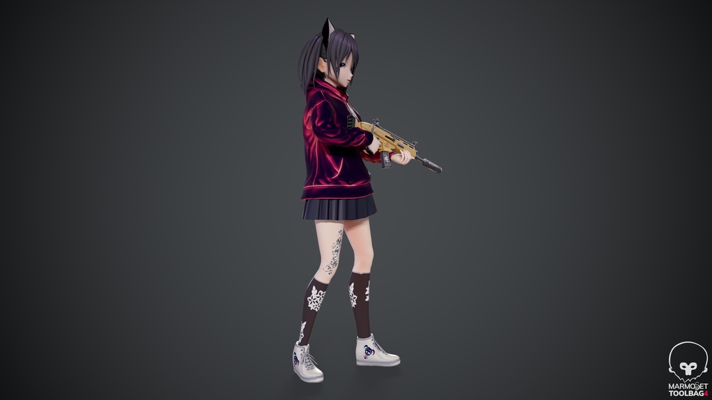 Anime character VR Model