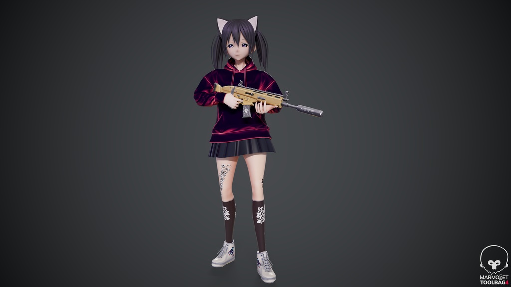 Anime character VR Model