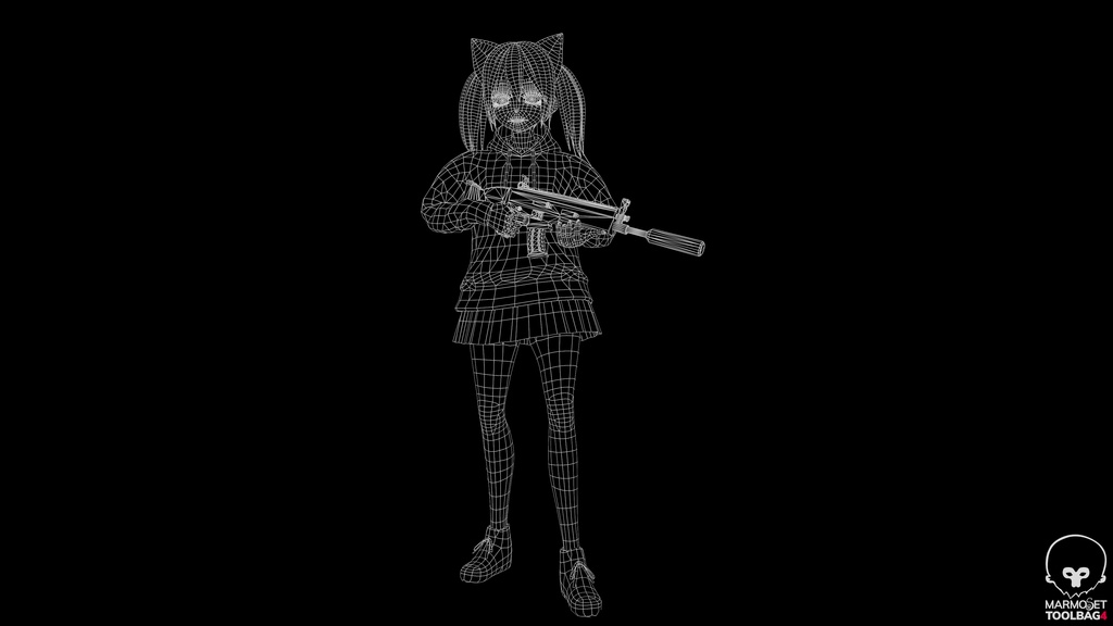 Anime character VR Model