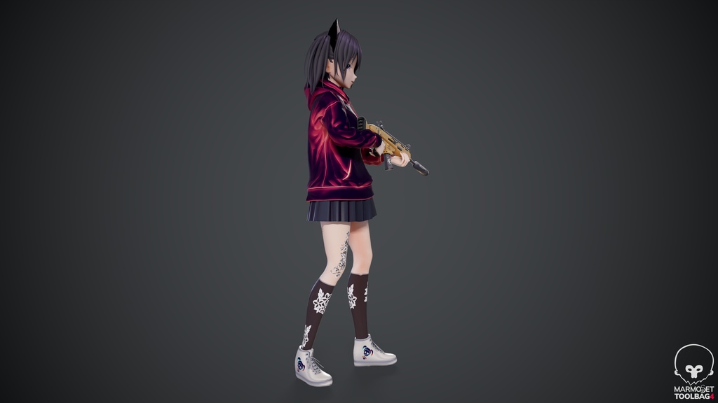 Anime character VR Model