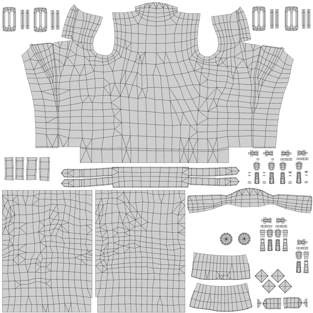 Nacked Female 3d character Model