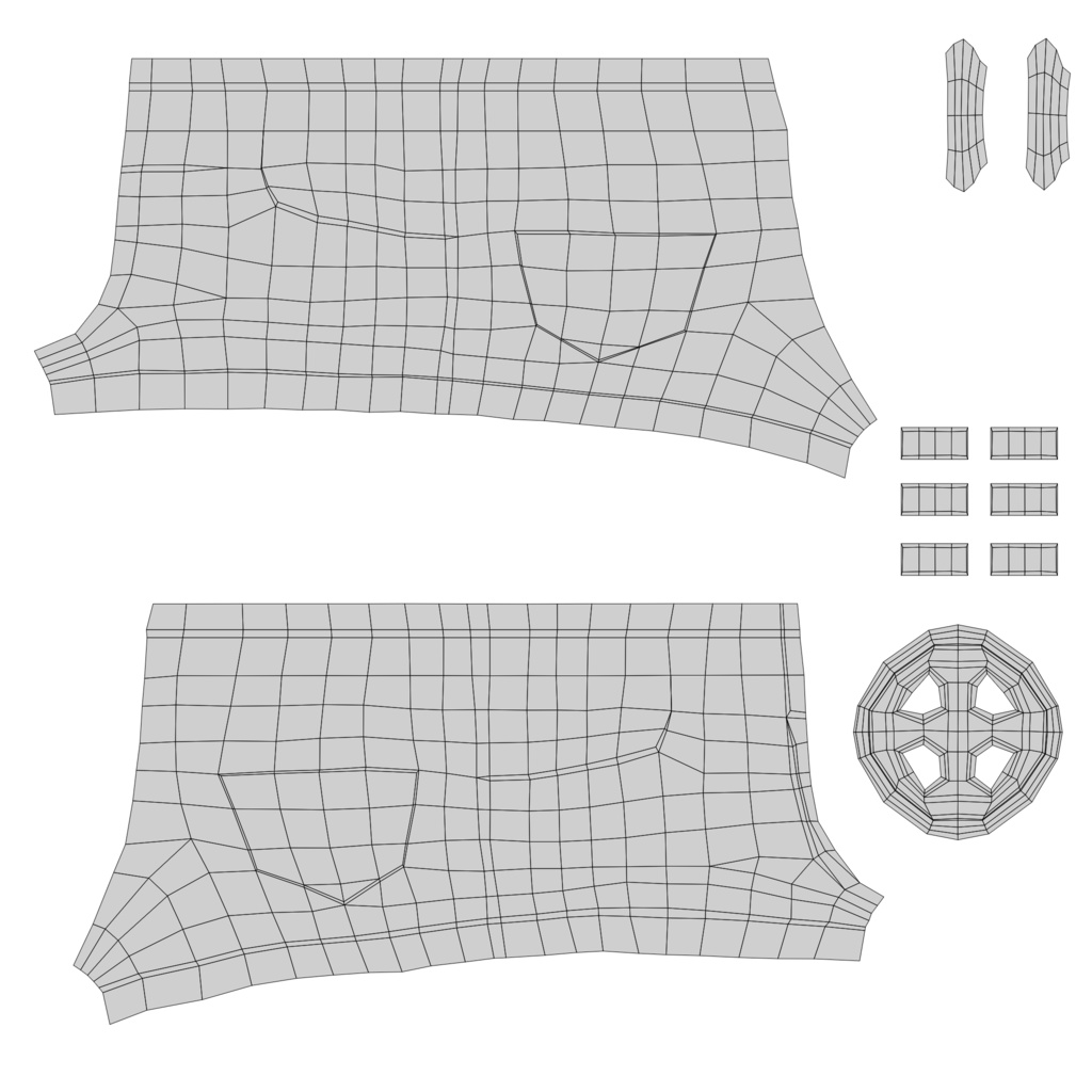 Nacked Female 3d character Model