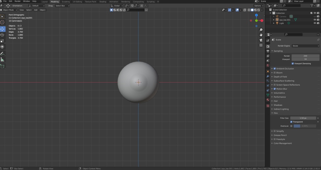 Human Realistic EyeBall