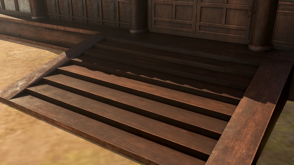 Asian Japanese Traditional Realistic 3d Building Model