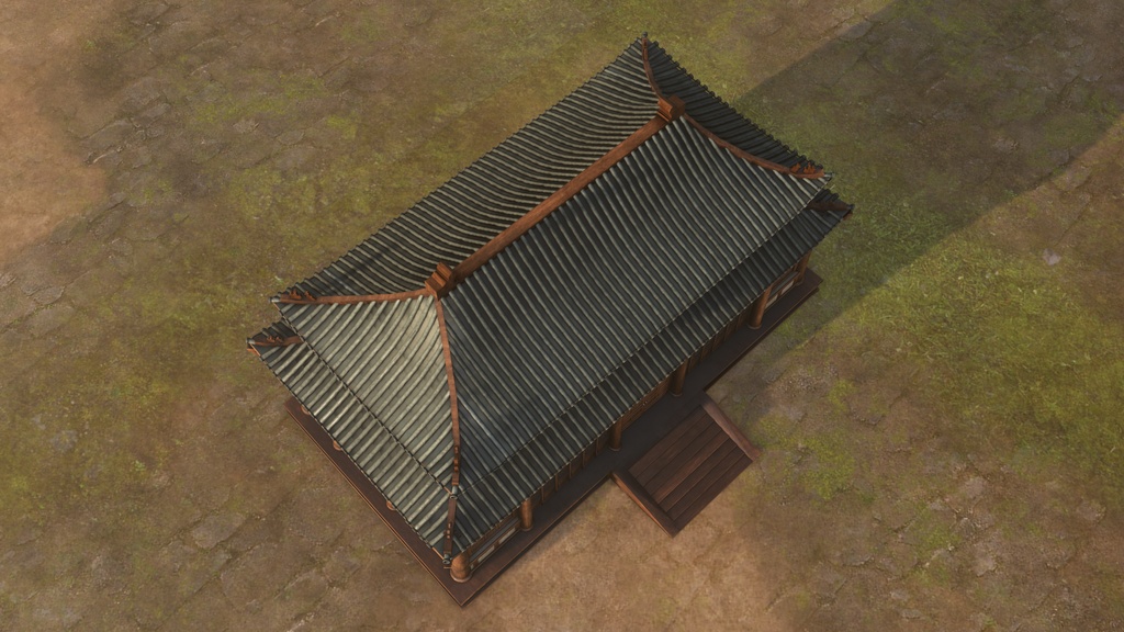 Asian Japanese Traditional Realistic 3d Building Model